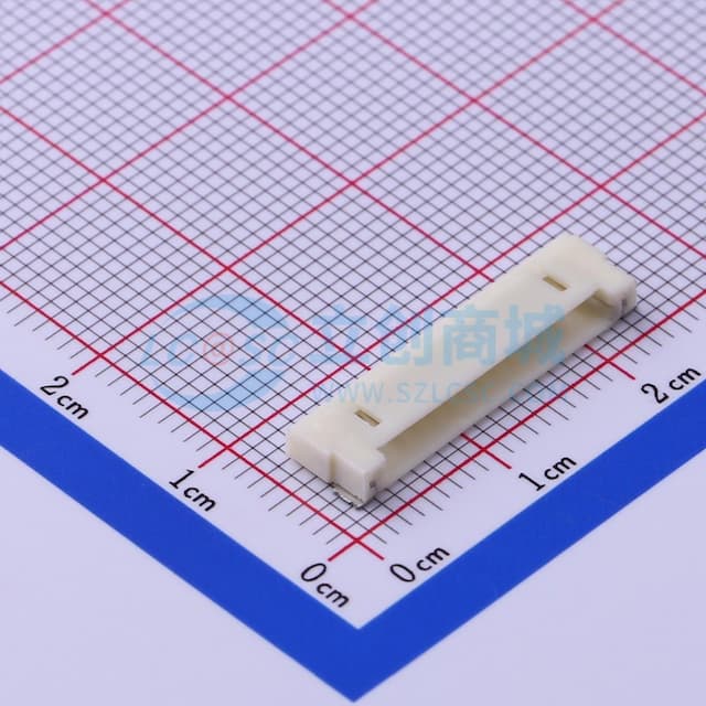 1x14P 间距:1.25mm 卧贴实物图