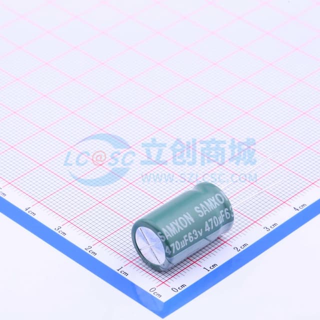 【插件】470uF ±20% 63V实物图