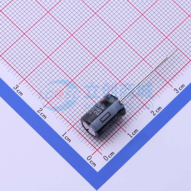 330uF ±20% 25V 【插件】实物图