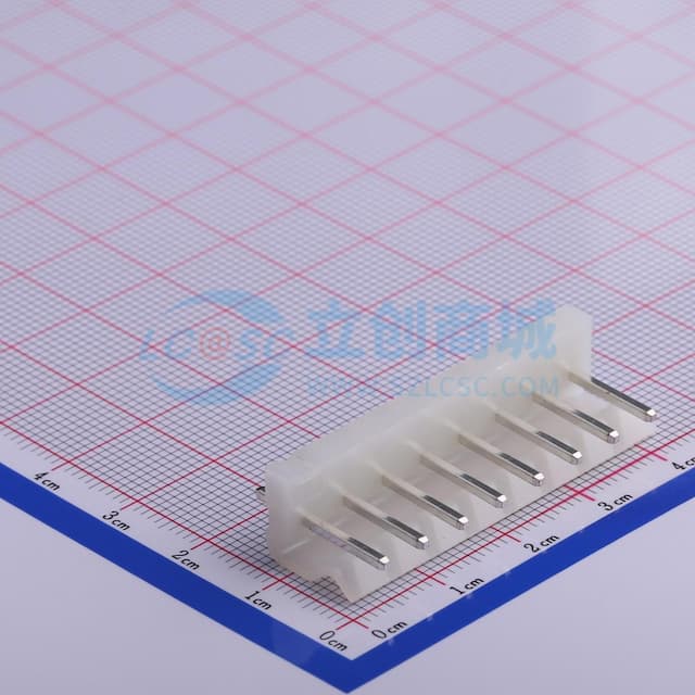 1x8P 间距:5.08mm 直插 系列:CH【插件】实物图