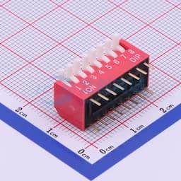 间距2.54mm 琴键 8位拨码开关 【拨码】缩略图