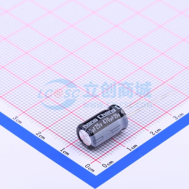 470uF ±20% 25V 【插件】实物图