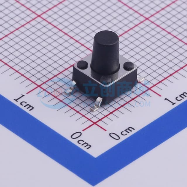 6*6*8mm 立贴 轻触开关实物图