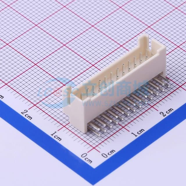 2x13P 间距:2mm 弯插 【插件】实物图