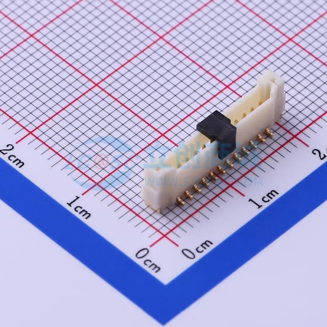 1x12P 间距:1.25mm 立贴实物图