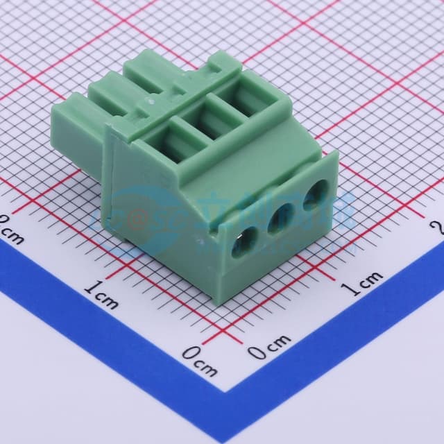 3.81mm 1x3P 排数:1 每排P数:3实物图