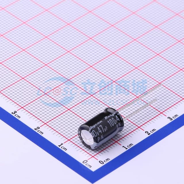 47uF ±20% 100V实物图