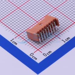 土黃 1x8P 间距:1.25mm 弯插【插件】缩略图