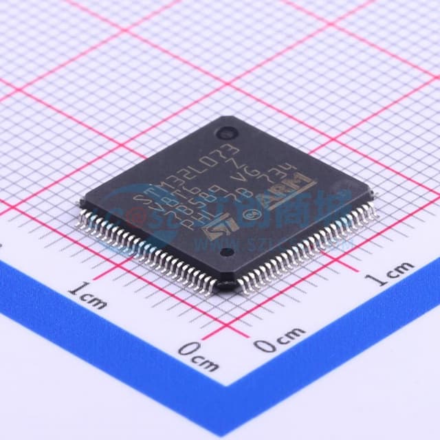 超低功耗Arm Cortex-M0+ MCU，具有64-KB Flash、32 MHz CPU、USB和LCD实物图