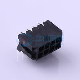 黑色 2x4P 间距:3mm 弯插【插件】缩略图