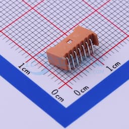 土黃 1x7P 间距:1.25mm 弯插【插件】缩略图