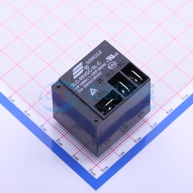 黑色 SLC-5VDC-SL-C【继电】实物图