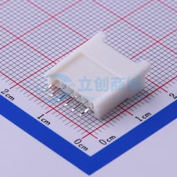 白色 1x6P 间距:2mm 直插【插件】缩略图