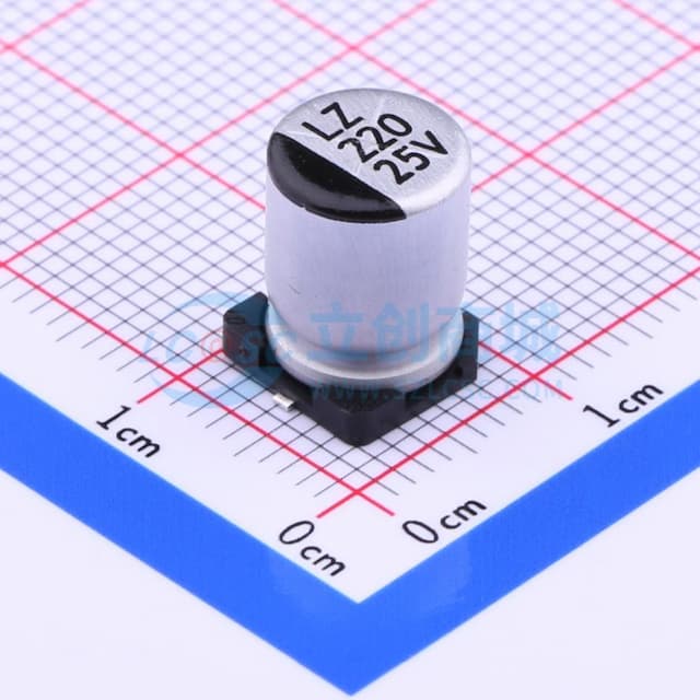 220uF ±20% 25V实物图