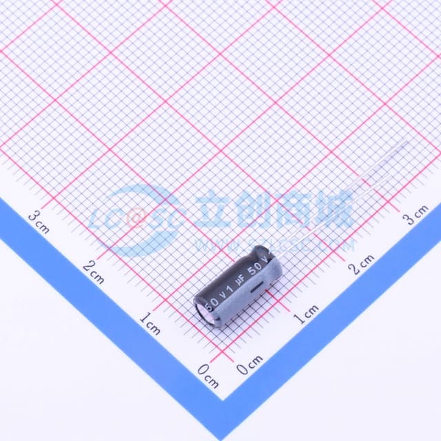 1uF ±20% 50V 【引线】实物图