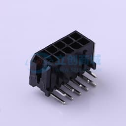 黑色 2x5P 间距:3mm 弯插【插件】缩略图