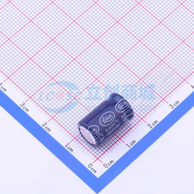 1000uF ±20% 25V 【引线】实物图
