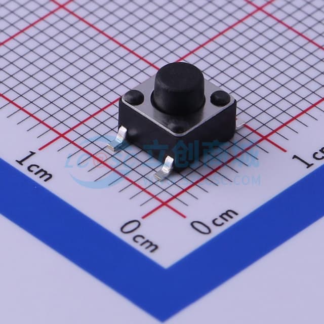 6*6*5.5mm 立贴 轻触开关实物图