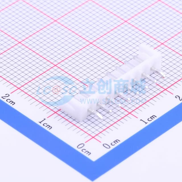 1x8P 间距:2.5mm 直插 系列:EH 【插件】实物图