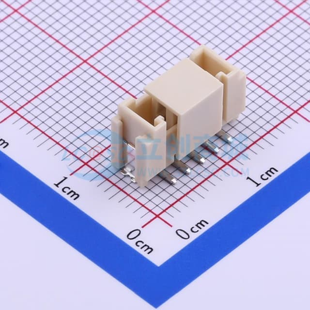 间距:2mm 1x5P 立贴实物图