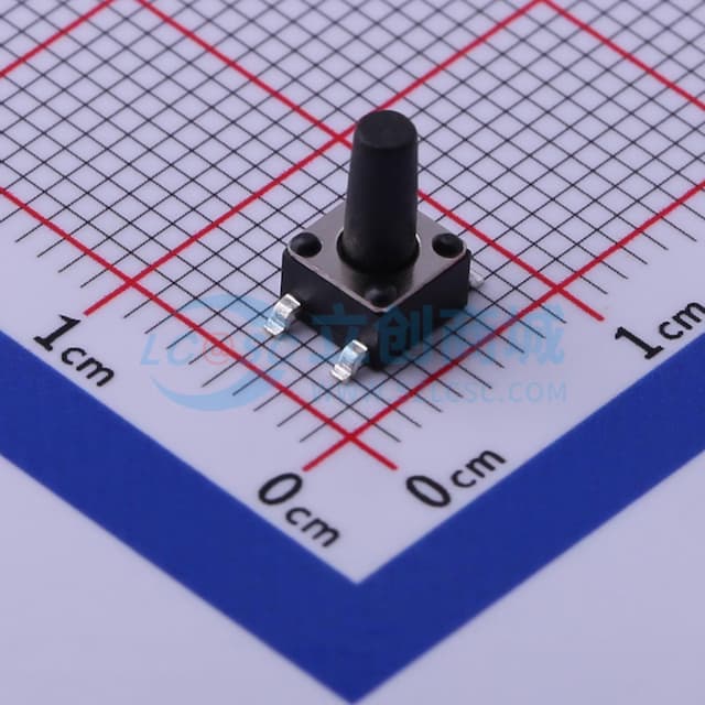 4.5*4.5*8mm 立贴 轻触开关实物图