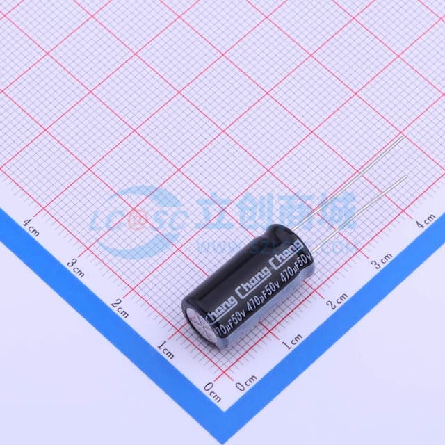 470uF ±20% 50V 【引线】实物图
