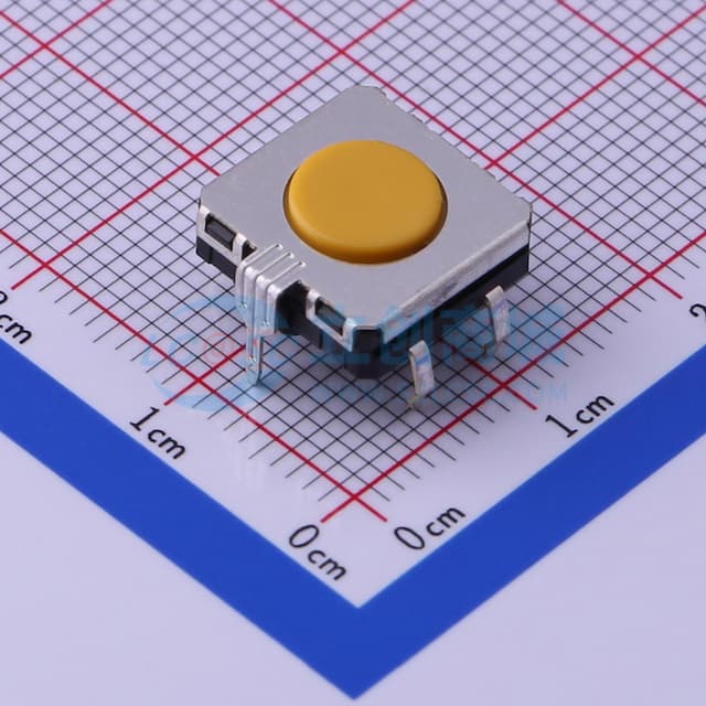 12*12*4.3mm 直插 轻触开关 【插件】实物图