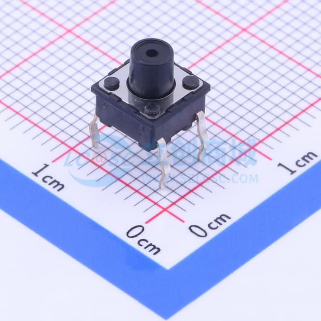 6.6*6.6*7mm 直插 轻触开关 【轻触】实物图