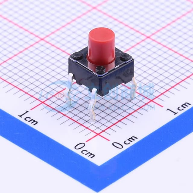 6*6*7mm 直插 轻触开关 【轻触】实物图