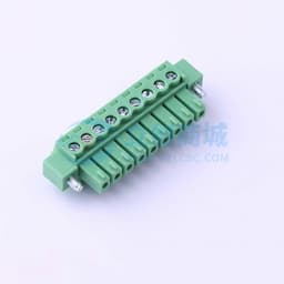 3.81mm 1x9P 排数:1 每排P数:9 螺丝固定缩略图
