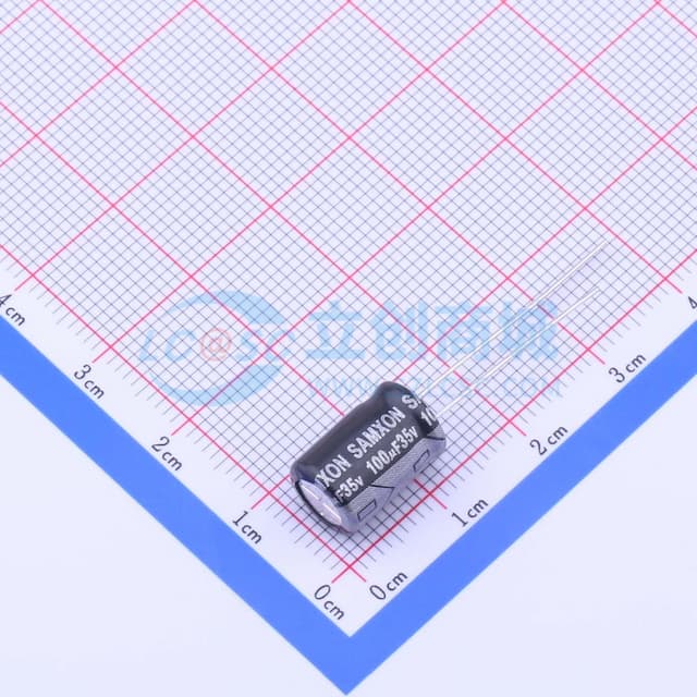 100uF ±20% 35V 【插件】实物图