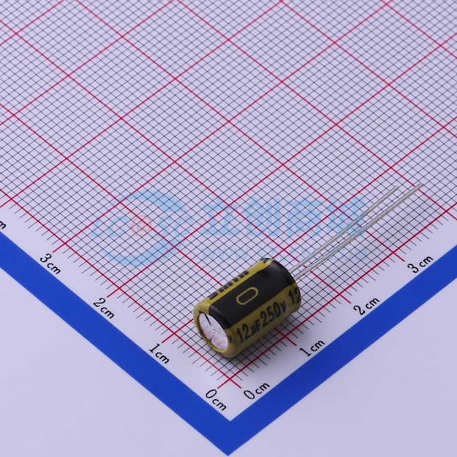 12uF ±20% 250V 【插件】实物图