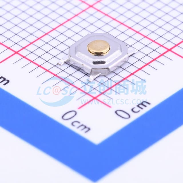5.2*5.2*1.5mm 立贴 轻触开关实物图