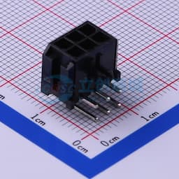 黑色 2x3P 间距:3mm 弯插【插件】缩略图