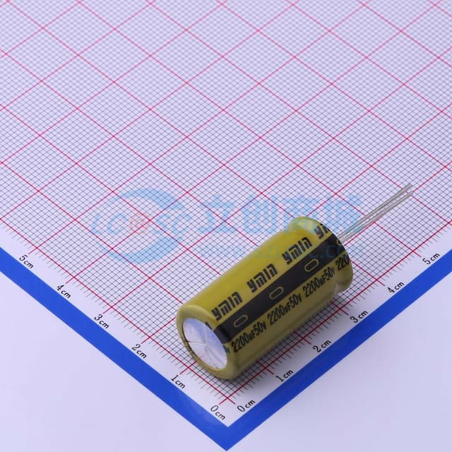 2200uF ±20% 50V 【插件】实物图