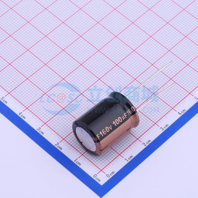100uF ±20% 160V 【插件】实物图