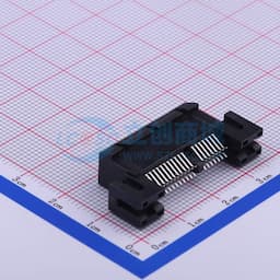 黑色 PCIE连接器 PCIE3.0 PCI-E夹板连接器 卡边缘连接器 带安装耳缩略图