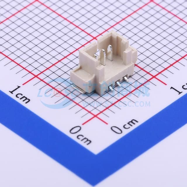 1x3P 间距:1.25mm 立贴 系列:PicoBlade(MX 1.25)实物图