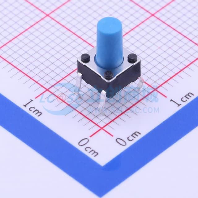 6*6*9.5mm 直插 轻触开关 【轻触】实物图