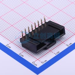 黑色 1x8P 间距:2.54mm 弯插【插件】缩略图