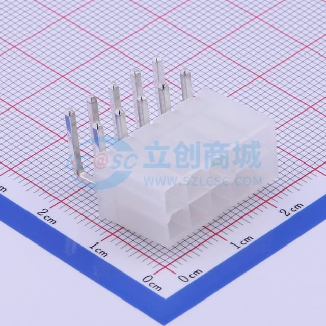 2x5P 间距:4.2mm 弯插 【插件】实物图