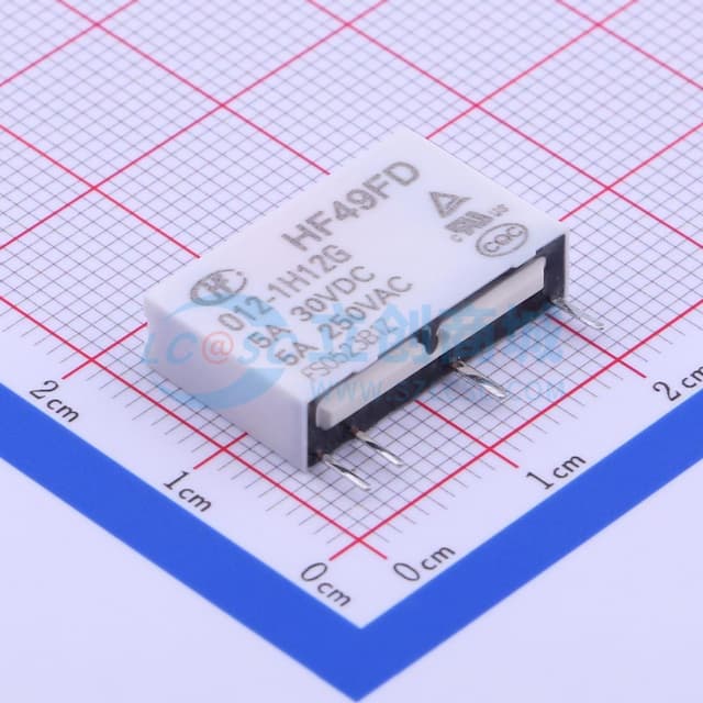 小型中功率12V继电器 单刀单掷-常开 【继电】实物图