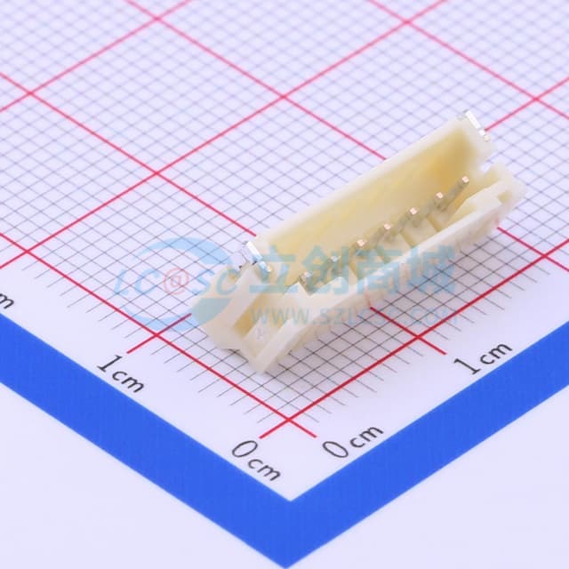 1x7P 间距:2mm 卧贴 系列:PH实物图