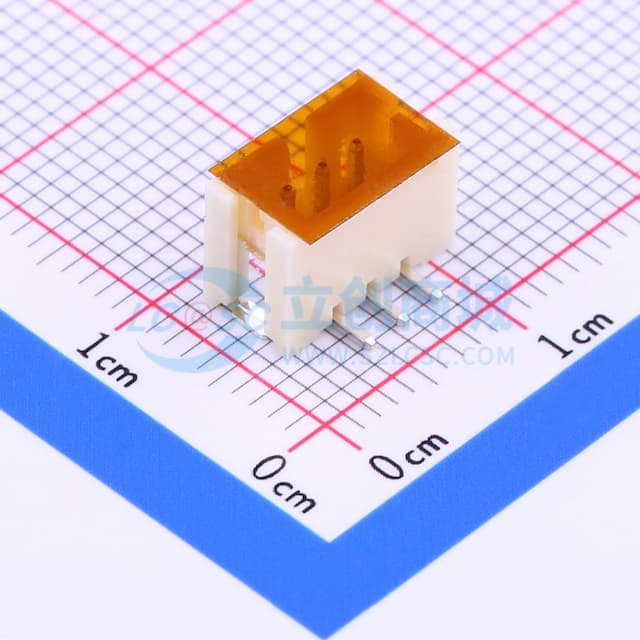 1x3P 间距:2mm 立贴 系列:PH实物图