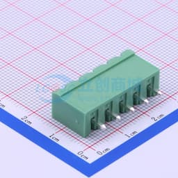 1x5P 5.08mm 排数:1 每排P数:5 【插拔】缩略图