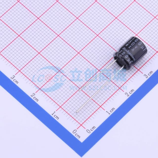 100uF ±20% 50V 【插件】实物图