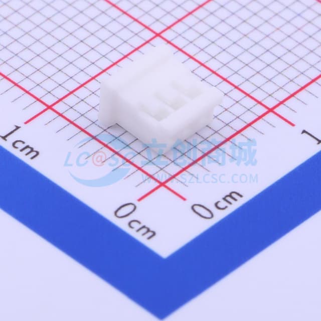 白色 1.5mm 1x3P实物图