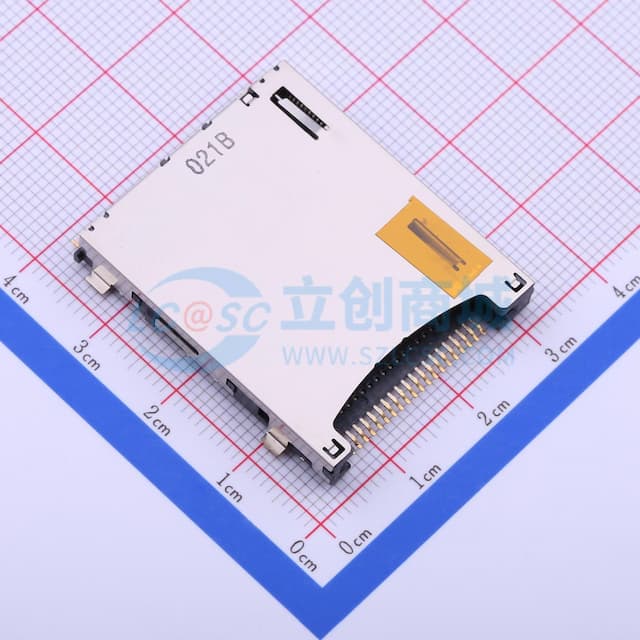 自弹式 标准SD卡 卡座实物图