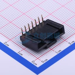 黑色 1x7P 间距:2.54mm 弯插【插件】缩略图