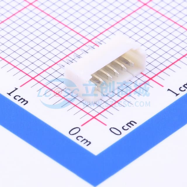 间距:1.25mm 1x6P 【插件】实物图